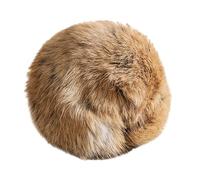 Generisch Interactive Indoor Game, Real Soft Hair, Entertainment Training, Cute Enrichment, Stimulation for Small Animals Against Boredom (B, 5 cm)