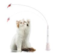 Generisch Interactive Toys for Cats with Suction Cup for Cats Movement and Enrichment Play Stick, Play Stick for House Cats - For Medium and Large for Garden, Patio, Lawn, Indoor and