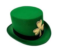 Generisch Irish Hat - Non-Woven Fabric 39.5 x 24 x 12 cm, 80g, Holmes Fancy Dress | Hat Costume Accessory for St Patrick's Day Party, Cosplay, Halloween, Birthday Party and Theme Events