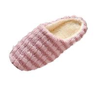 Generisch Japanese Spring Winter Couple Mute Soft Women's Slippers 2025 Slippers Women's Warm Fluffy Felt Slippers, a, 7 UK