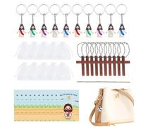 Generisch Jesus Keyring - Handmade Miniature, Funny and Aesthetic Object for Bags, Symbolic Creative Accessory, Spiritual for Young Adults, Collector, Companion, F