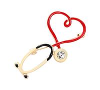 Generisch Jewellery With Meaning Love Red Cross Shape Colour Alloy Accessories Brooch Gift Brooch Jewelry String (F, One Size)