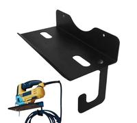 Generisch Jigsaw Wall Mount, Metal Holder for Storage of Power Tools, Suspension for Jigsaws, for Workshop, Shed, Garage, Basement, Apartment