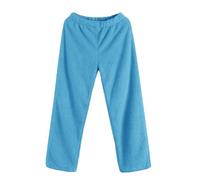 Generisch Jogging Bottoms Women's Trousers Sports Trousers Fabric Trousers Leisure Trousers Winter Europe the United States Borders on Hot Plain Plush Women's Trousers, blue, L