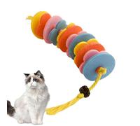 Generisch Jouet De Dentition Pour Chat - Cordon Interactif Avec Clochette Pour Nettoyage des Dents | Pour Toutes Races, Animal De Compagnie, Enrichissement, Jeu Et Hygiène Buccale