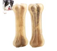 Generisch Jouet en Os Pour Petit Chien - Jouet de Dentition Saveur Bœuf | Os à Mâcher Comestible, Accessory Sûr et Résistant aux Morsures - Pour Chien de Taille Moyenne, Stress, Entrainement