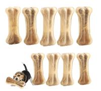 Generisch Jouet en Os Pour Petit Chien - Jouet de Dentition Saveur Bœuf | Os à Mâcher Comestible, Accessory Sûr et Résistant aux Morsures - Pour Chien de Taille Moyenne, Stress, Entrainement