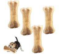 Generisch Jouet en Os Pour Petit Chien - Jouet de Dentition Saveur Bœuf | Os à Mâcher Comestible, Accessory Sûr et Résistant aux Morsures - Pour Chien de Taille Moyenne, Stress, Entrainement