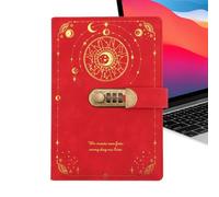 Generisch Journal with Lock - A5 Planner and Notebook, Notebooks for Diary Keeping, for Adults, Teenagers, Authors, Travelers, Students, Birthday, Holiday, Home Office, Home, Freelancers