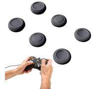 Generisch Joystick Thumb Grips, Non-Slip Dirt- Replacement, Pack of 6 Joystick Grips with Padding, for Men E-Sports, Tournaments at Home and on the Go