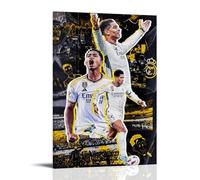 Generisch Jude Bellingham Poster Famous Football Player Home Interior Decoration Oil Painting Canvas Photo Wallpaper Pictures 24 x 36 Inches (60 x 90 cm)