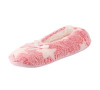Generisch Just So Shoes Women Women Shoes Home Warm Floor Socks Wool Inner Socks Velvet Cotton Slippers Boots Women Shoes, Red (watermelon red), 6 UK