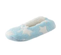 Generisch Just So Shoes Women Women Shoes Home Warm Floor Socks Wool Inner Socks Velvet Cotton Slippers Boots Women Shoes, blue, 8.5 UK