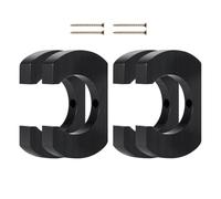 Generisch Kayak Paddle Wall Mount - Set of 4 Made of Solid Pine Wood | Robust Rowing Storage for Kayak, Canoe & Dragon Boat | Space-saving Wall Hooks for Garage, Shed, Boathouse & Cellar