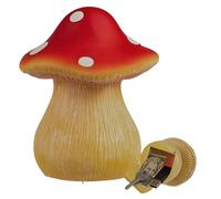 Generisch Key Hiding, Mushroom-Shaped Secret Box, Waterproof Key Box for Outdoors, for Garden, Front Garden & Flower Bed Decoration