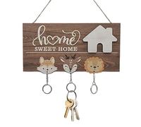 Generisch Key Holder, Key Holder for Wall | Wall Mounted Wooden - Decorative Key for Wall Mounting, Storage Items, Wall Decoration for the Entrance Room