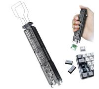 Generisch Keyboard Key Remover - Tool for Removing Keycaps Made of Stainless Steel, Switches Keycaps Pulling Tool - for Maintenance and Cleaning of Mechanical Hot-Swap Keyboards