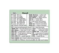 Generisch Keyboard Stickers - Word/Quick Start Guide Keyboard Shortcuts, Waterproof Keyboard Cheat Sheet Stickers | Quick Start Guide, Laptop Keyboard Overlay, Clear Productivity Tool