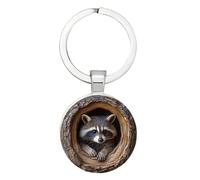 Generisch Keyring, Tree Caves, Backpack Pendant, Cute Animal Accessory for Travel & Everyday, Women's Backpack, Home Decoration