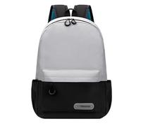 Generisch Kids Backpack Lightweight Durable Boys Girls Travel Study Daily Comfortable Student Bookbag with Design, gray, S, Rucksack Backpacks