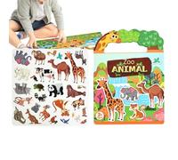 Generisch Kids Sticker Book, Quiet Toy Workbook Game | Sticker Activity Book | for 0-3 Years Old Boys Girls Youth Home Travel School Playroom Nursery