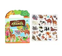 Generisch Kids Sticker Book | Quiet Toy Workbook Game - Sticker Activity Book - For 0-3 Years Old Girls Youth Home School Playroom