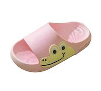 Generisch Kids Summer Beach Outdoor Breathable Non-Slip Soft Thick Bottom Slide Slippers Cartoon Cute Garden Shoes, red, 10 UK Child