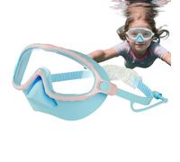 Generisch Kids Swimming Goggles with Nose Protection, Youth Swimming Goggles Anti Choking Hazard, Anti-Fog and Adjustable Comfortable Privacy Screen for Snorkelling