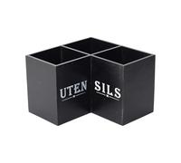 Generisch Kitchen Utensil Holder - Wooden Serving Plate for Dinnerware - Spatula Holder on the Counter - For Cutlery Spoons Forks Sticks Napkins on Worktop Corner