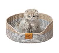 Generisch Kitten Beds, Warm Cat Bed Cotton, Cat Scratcher Bed, Dog Calming Bed, Cat Sleeping Bed, Washable Cat Bed for Indoor Cats & Small Dogs 50x50x15cm/19.69x19.69x5.91 inches