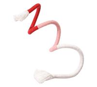 Generisch Kitten Cat Toy with - Interactive Cotton Cord Teeth Brushing for Night Play Toy Funny Entertainment for Cats, Suitable for Cat House, Animal Shelter, Living Room, SCHL