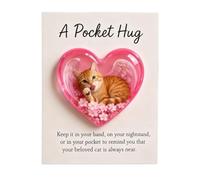 Generisch Kitten - Heart-shaped Memory Card as a Keepsake and Souvenir - Emotional Cards for Adults, for Women and Girls in the for Calming with Compassion Encouragement and Support