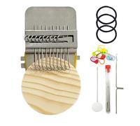 Generisch Knitting Patch Weaving Frame Set - Small Repair Web Sets | Knitting Frame for Beginners - For Beginners Craft Projects with Socks Jeans Clothing Crochet Embroidery