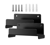 Generisch Ladder Hook, Space-saving Storage Set Made of Steel, Wall Hooks, Garage Organiser, for Concrete, Brick, Wood, Furniture, Trolley, Home, Shed, Basement, Workshop