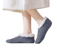 Generisch Ladies Lamb Fleece Socks for Winter Cosy Lined, Lined, Warm and Anti-pimple Coating, for Cosy Hours at Home and Warm Feet. Transparent Socks Women