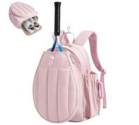 Generisch Ladies Tennis Bag - Roomy Padded Thermal Insulated Organizer with Multiple Compartments for Racquets, Shoes and Accessories, Practical Gym Bag | Daily Training
