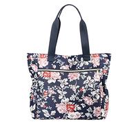 Generisch Ladies Tote Bag Large Lightweight Nylon Shoulder Handbags and Travel Work Purse Shoulder Strap For Bags Silver, Bu4, One Size