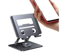 Generisch Laptop Height Adjuster, 360° Rotatable Adjustable Aluminium Alloy Desk Laptop Holder Computer Holder for Home Office College Flat School Smartphones Notebooks Tablets