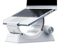 Generisch Laptop Stand, Height Adjustable Folding C-Shape Holder Shelf, Laptop Raiser Support for Desk, Tablet, Couch, Car, Work, Office, Home, Bed