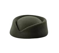 Generisch Large Beret Hostesses Pillbox Hat Millinery Making 39 Beret, Green, One Size