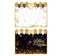 Generisch Large Birthday Card - Guest Book with Envelope, Large Greeting Card | For Women Celebrations Events Family Reunions, Friends Meetings As Photo Prop And For Preserving Memories