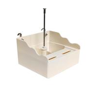Generisch Large Capacity Bird Feeder Bowls - Bird Bath Cage - For Garden, Balcony, Patio, Lawn, Home, Indoor, Outdoor, Yard
