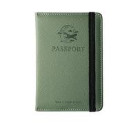Generisch Leather Passport Cover | Leatherr Identity Card Protector Case | Passportt Coverr Casse with Wallet for Credit Carrd, Money, Business Cards, Green, see description, See description