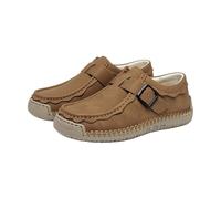 Generisch Leather Shoes Women's Orthopaedic Trainers Comfortable Pain-Free Breathable Waterproof Running Shoes Supporting Leisure Shoes Sports Shoes Wide Foot Long Standing, brown, 10 UK