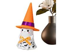 Generisch LED Ghost Figure - Halloween Ghosts with Witch Hats | LED Scary Statue Cute Decoration for Holidays Fireplace Party Table Decoration Living Room