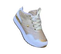 Generisch Leisure running shoes for women, women's platform trainers, glitter, breathable thick sole, non-slip lace-up shoes, casual shoes, sporty training shoes with soft soles, sports shoes, khaki