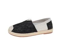 Generisch Leisure Shoes Comfortable Slip-On Sneakers Versatile Hiking Shoes with Elegant Design for Day Trips Relaxation, black, 6 UK