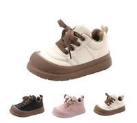 Generisch Leisure Shoes Unisex Children's Warm Lining Trainers Indoor Shoes Girls Boys Trainers Outdoor Running Shoes Jogging Shoes Non-Slip Indoor Trainers Comfortable Children's Shoes, black, 33 EU