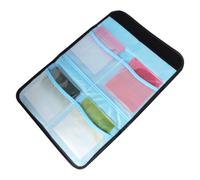 Generisch Lens Filter Case, 4-Way Waterproof Filter Holder Bag for SLR Cameras, Portable Storage Bag, Photo Accessories for Travel, Studio, Videographers, Hobby Photographers