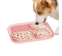 Generisch Licking Mats, Non-Slip Puzzle Feeder, Silicone Slow Eating Lick Pad with Suction Cup - Enriching Cats and Pets When Feeding at Home, Puppy Training